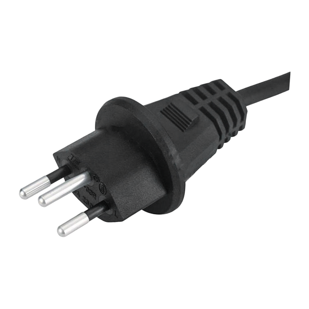 JF03-R Švicarski trožilni plosnati utikač Utikač posebnog oblika Švicarski certificirani strujni kabel