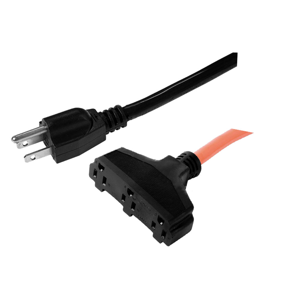 FT-3~FT-3E Američki standardni trožilni porozni produžni kabel za unutarnju i vanjsku upotrebu s univerzalnim utikačem metla UL certificirani strujni kabel