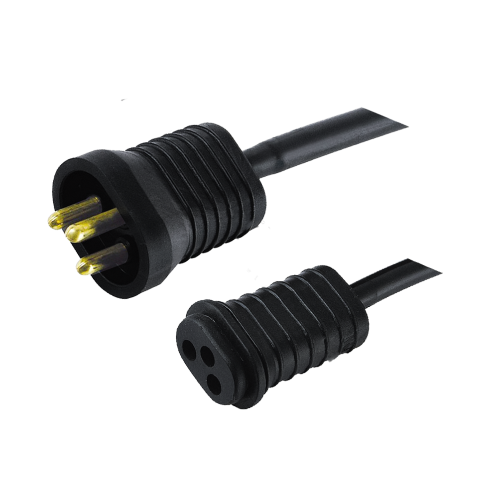 FT-4~FT-4D američki standardni trožilni ovalni utikač za unutarnju i vanjsku upotrebu, produžni kabel s dugom utičnicom i UL certificirani kabel za napajanje