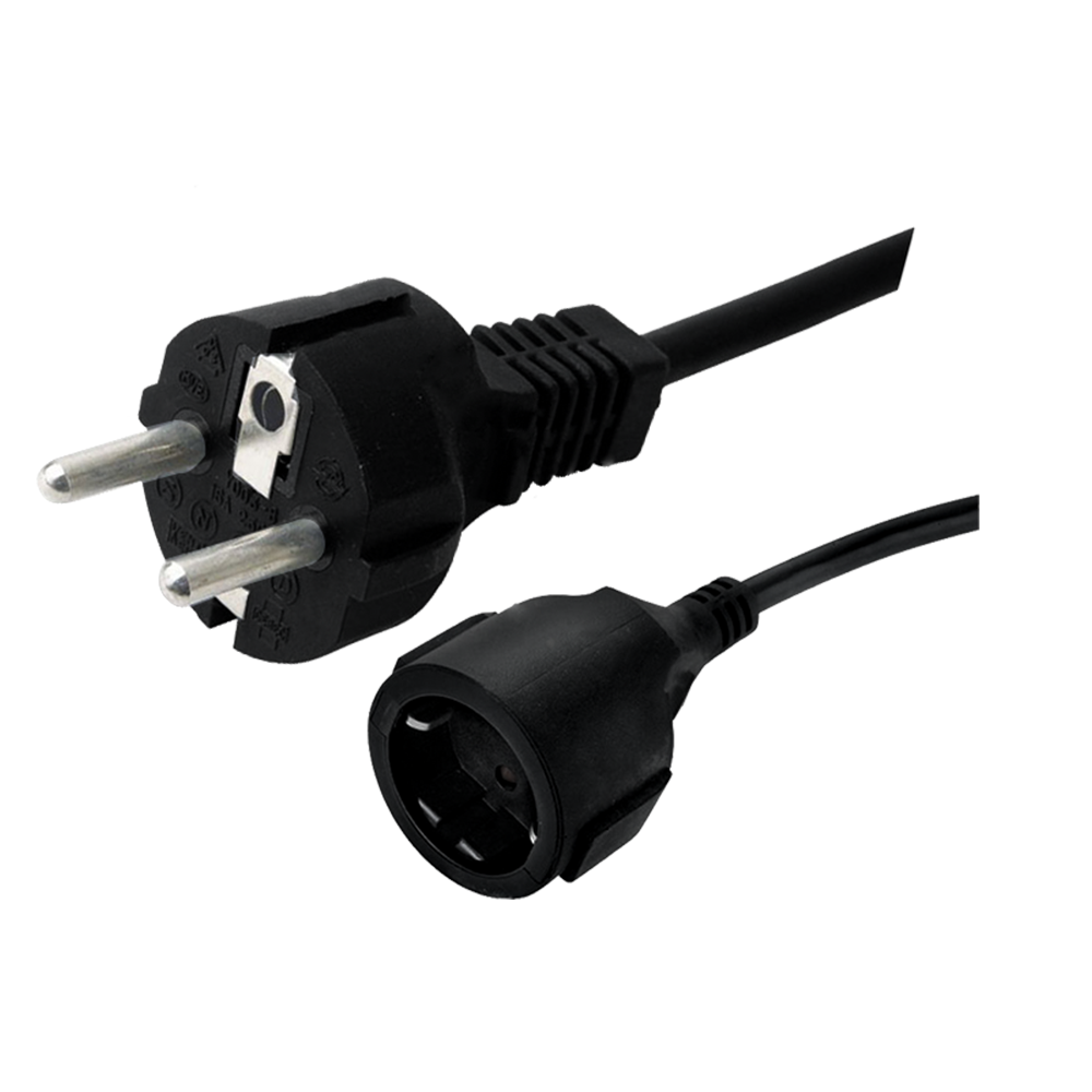 JF-04~JF-03Z Europski standardni trožilni univerzalni ravni produžni kabel za unutarnju i vanjsku upotrebu VDE certificirani strujni kabel